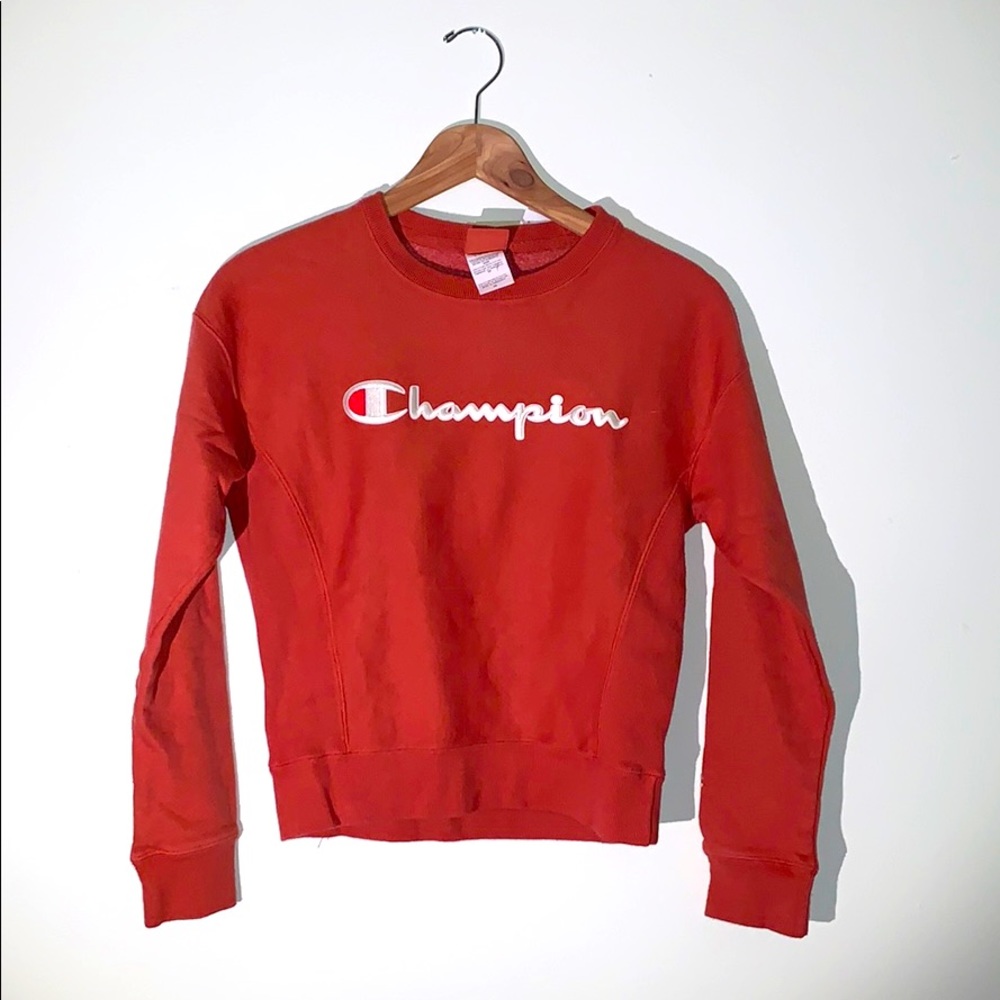 XS Champion sweatshirt - rust/peach color